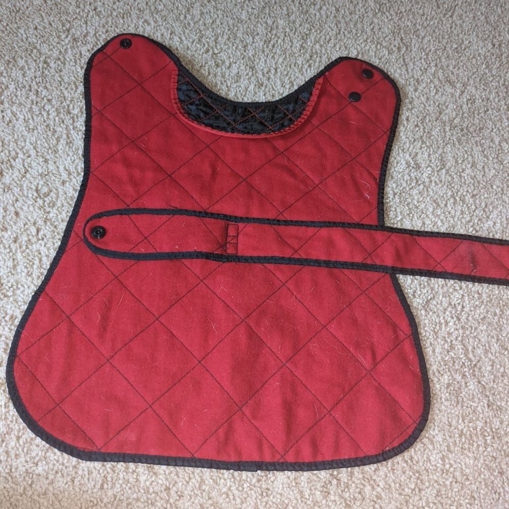 DOG JACKET RED/BLACK COLOR SIZE MEDIUM - Picture 9 of 9